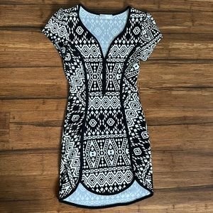 Women’s A3 Design Printed Bodycon Dress
